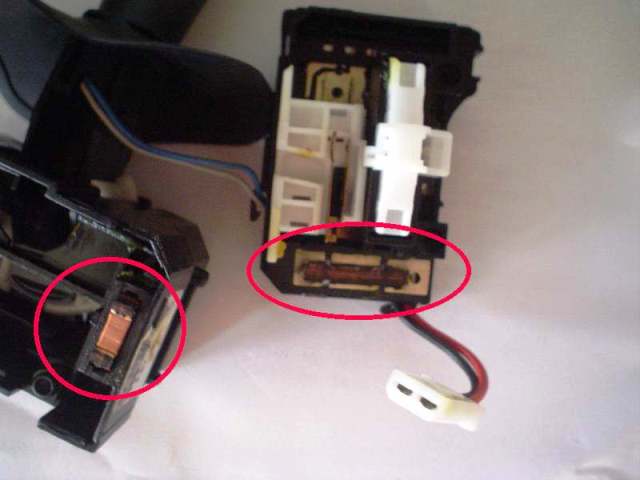 Bild vom Blinkerschalter